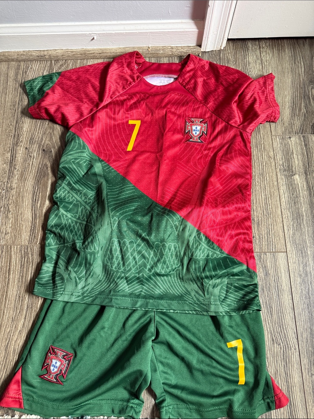 Amazon Kids Portugal-Inspired Soccer Set - Red, Green & Yellow